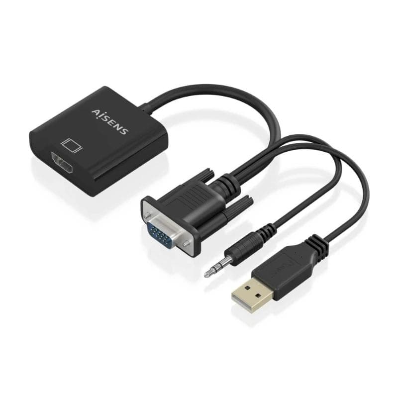 Aisens Conversor SVGA / M+JACK3.5 / M+USB A / M HDMI / H