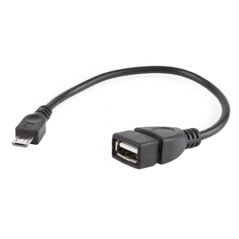 Gembird Cable USB 2.0 OTG Micro B / M - A / H 15 cm Ne