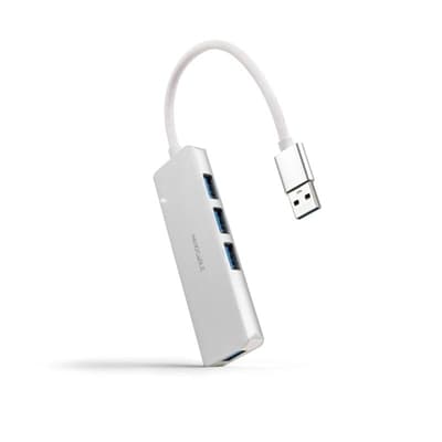 Nanocable Hub USB 3.0 4 x USB 3.0 10cm. Gris