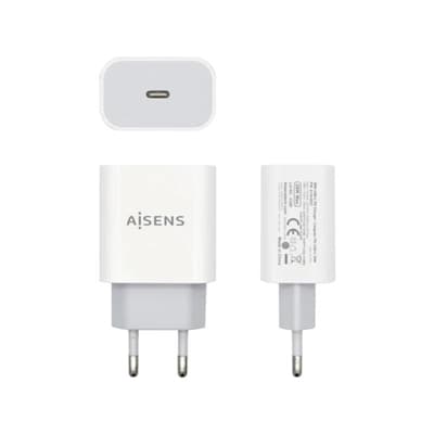 Aisens Cargador 20W USB-C PD3.0 1xUSB-C Blanco