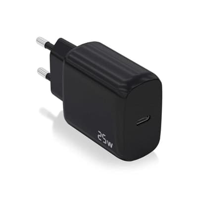 Aisens Cargador 25W USB-C PD3.0 1xUSB-C Negro