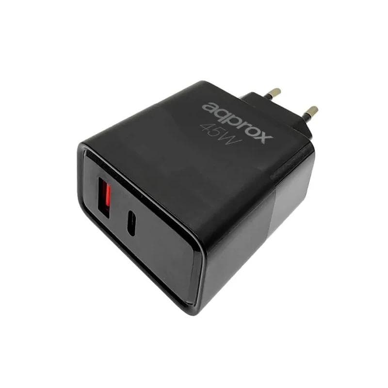 APPROX CARGADOR 45W QC 1 X USB A+ 1 X USB C+CABLE - 2