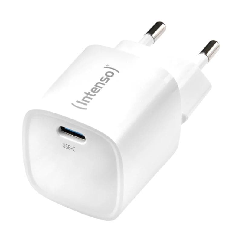 Intenso | Cargador pared GaN W30C USB-C Blanco