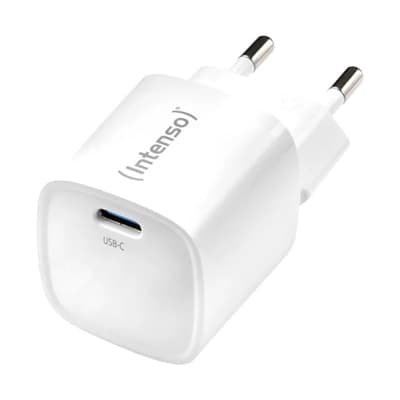 Intenso | Cargador pared GaN W30C² USB-C Blanco