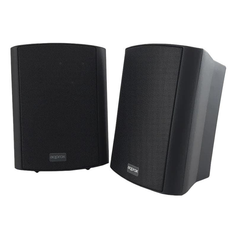 Approx Altavoces Pared Dig.2x30W kit de mont negro - 2