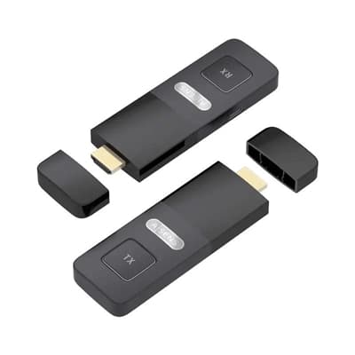 Aisens Adaptador HDMI Inalám 1080P 30 metros Negro