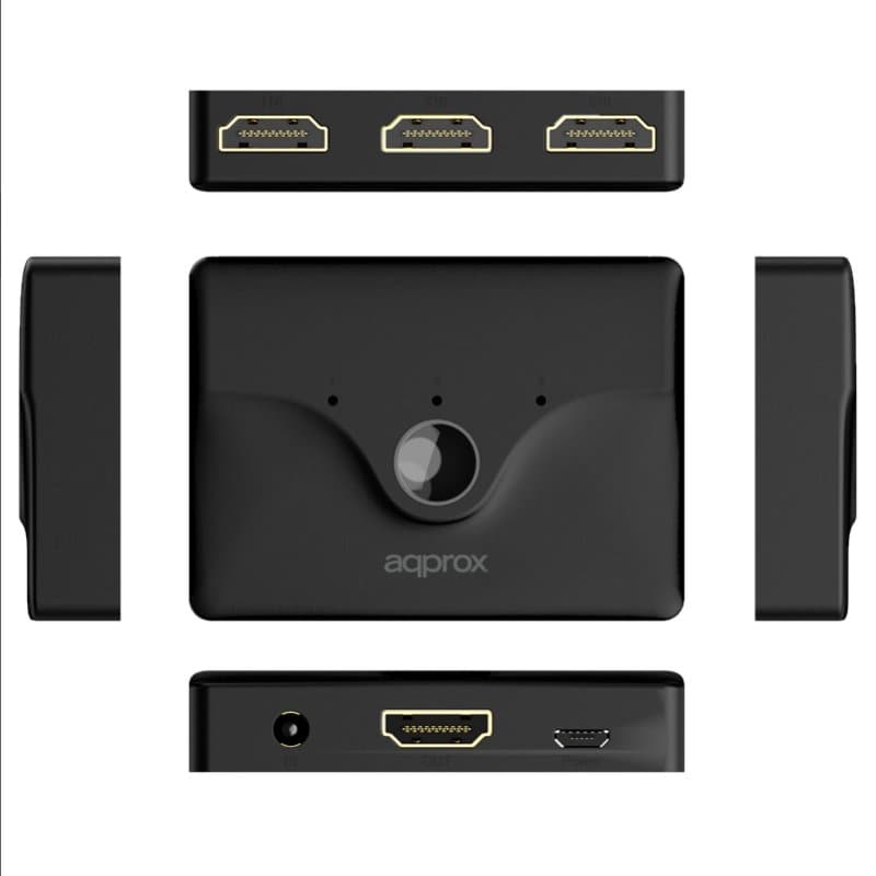Approx Switch Hdmi 4K/30HZ 3P 4K - 3