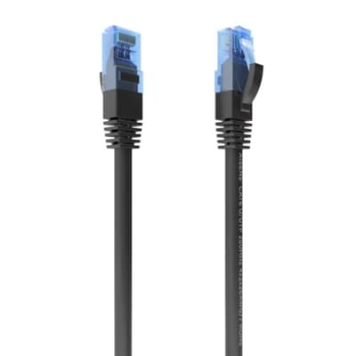 Aisens Cable RJ45 CAT.6 UTP AWG26 CCA Negro 30cm