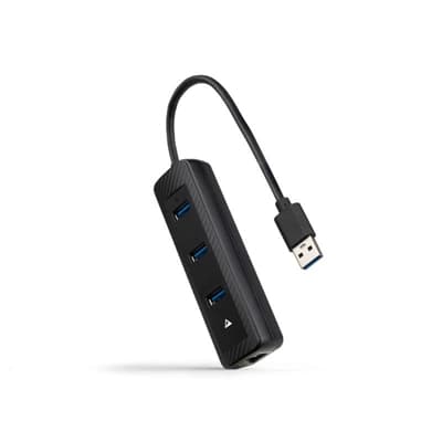 Nanocable Conversor USB 3.0 Ethernet + 3xUSB 3.0