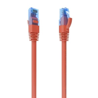 Aisens Cable RJ45 CAT.6 UTP AWG26 CCA Rojo 0.5m