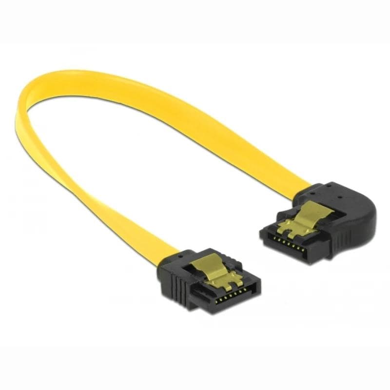 Delock Cable SATA 6 GB / s recto a ngulo izquierdo