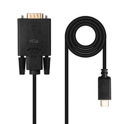Nanocable Cable Conversor USB-C/M a VGA/M 1,8 M