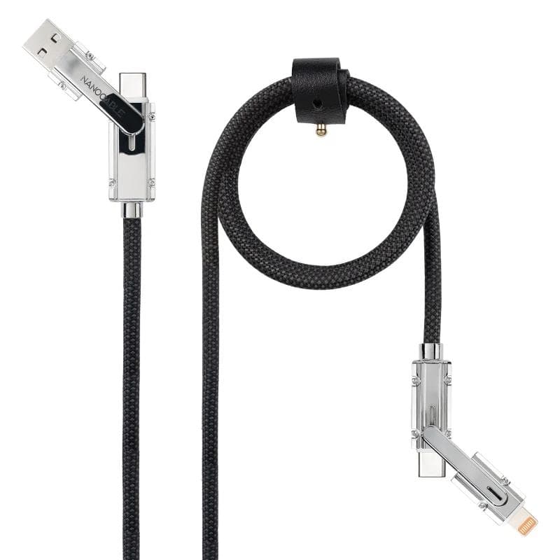 Nanocable Cable USB-C+USB-A / M LIGHTNING+USB-C / M 1M