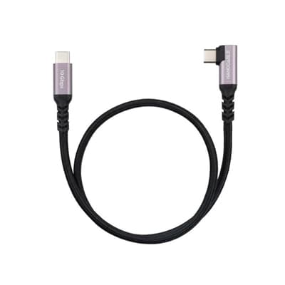 Nanocable Cable USB-C 3.2 GEN2 Acodado 100W 1 M