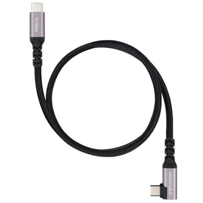 Nanocable Cable USB-C 3.2 GEN2 Acodado 100W 3 M