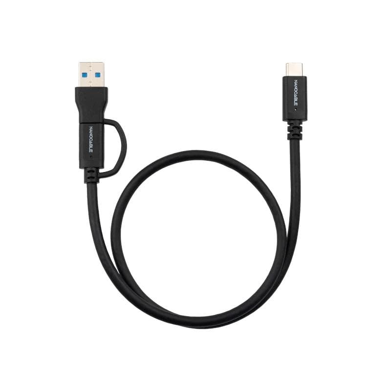 Nanocable Cable USB-C+USB-A / USB-C 3.2 GEN2 3 M
