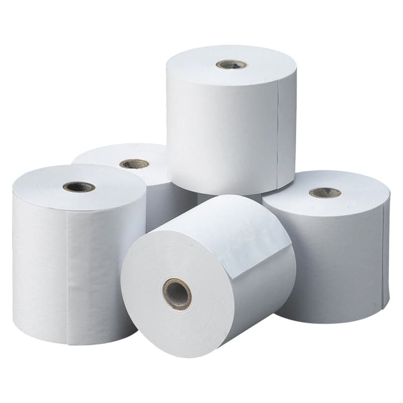 Rollo Papel Trmico 80X80X12 mm Pack 6 Uds sin BPA