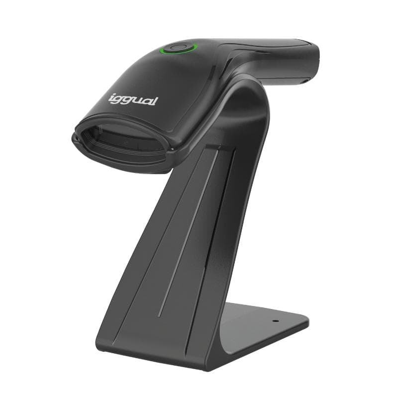 iggual Lector cdigo barras 2D USB botn soporte