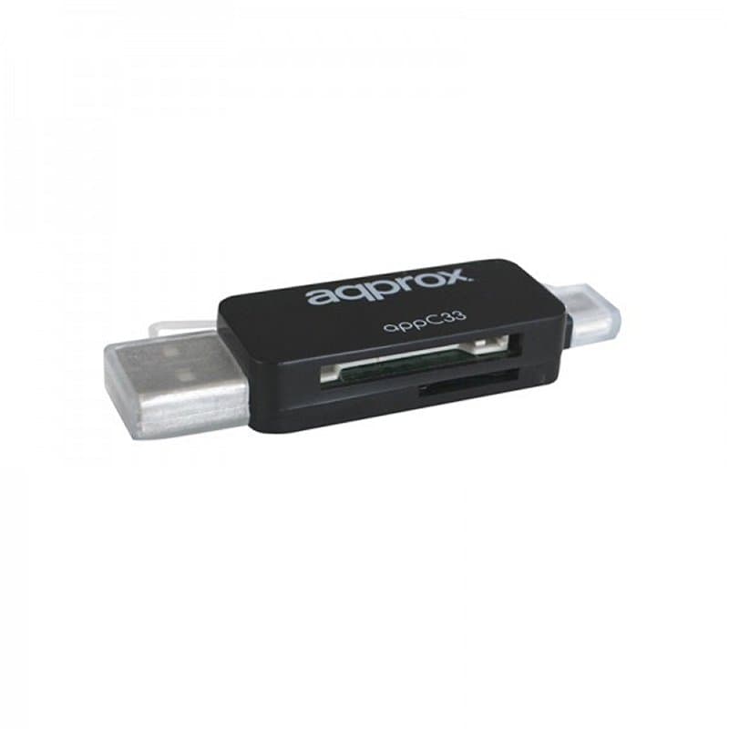 approx APPC33 Adaptador microSD/SD/MMC a USB/micro - 2