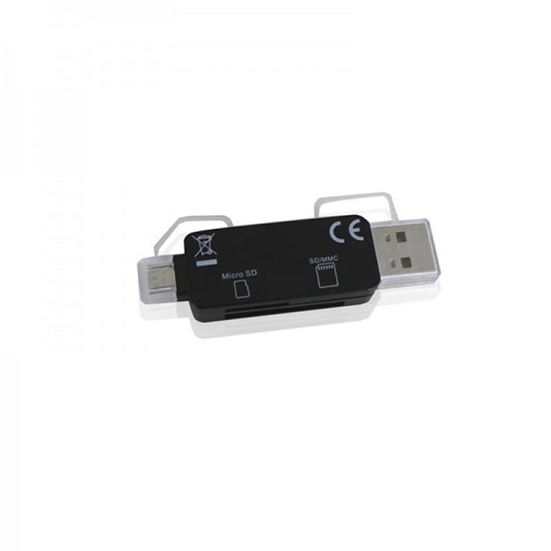 approx APPC33 Adaptador microSD/SD/MMC a USB/micro - 3