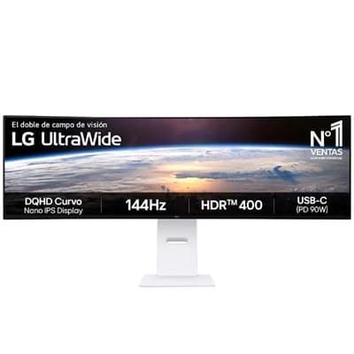 LG 49U950A-W Monitor 49" Dual QHD LED 144 Hz 5 ms
