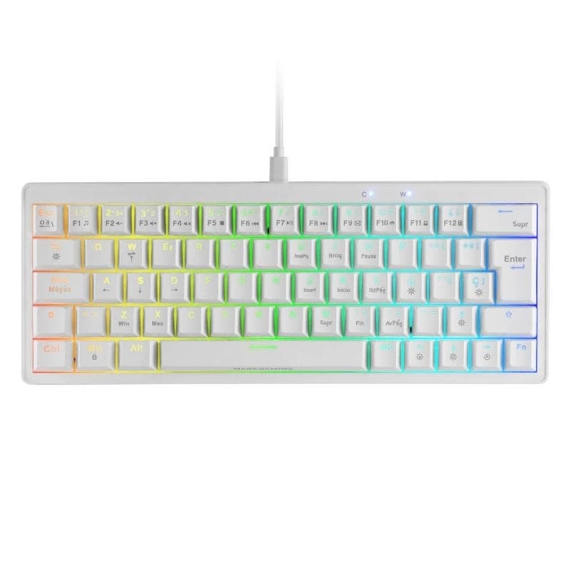 MARS GAMING TECLADO MECNICO RGB COMPACTO 60%