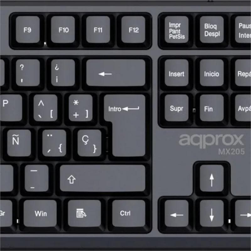 APPROX Teclado X205 USB 2.0 Negro - 3