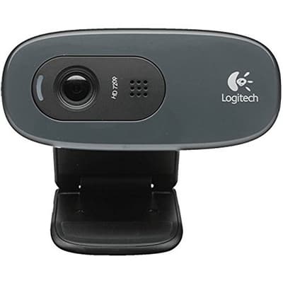 Logitech C270 WebCam HD 720p 3Mpx USB Negra