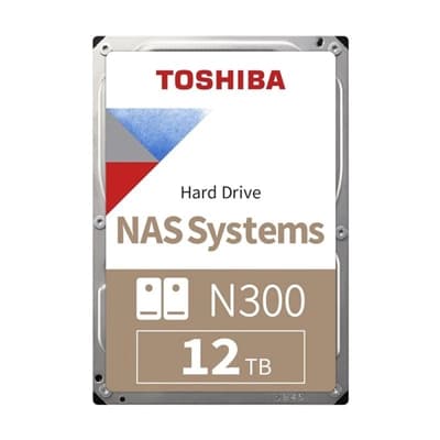 Toshiba N300 NAS HDD 12TB 3.5" SATA 6Gb-s 7200rpm