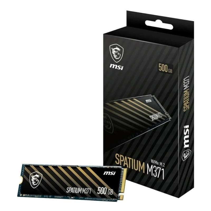 MSI SSD Spatium M371 500 GB PCIe 3.0 NVMe 2200 MB-s