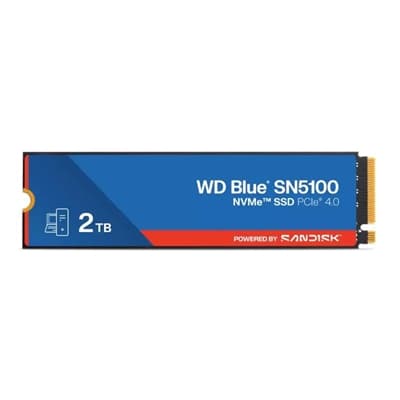 WD Blue SN5100 SSD 2TB NVMe Gen4 6700MB-s