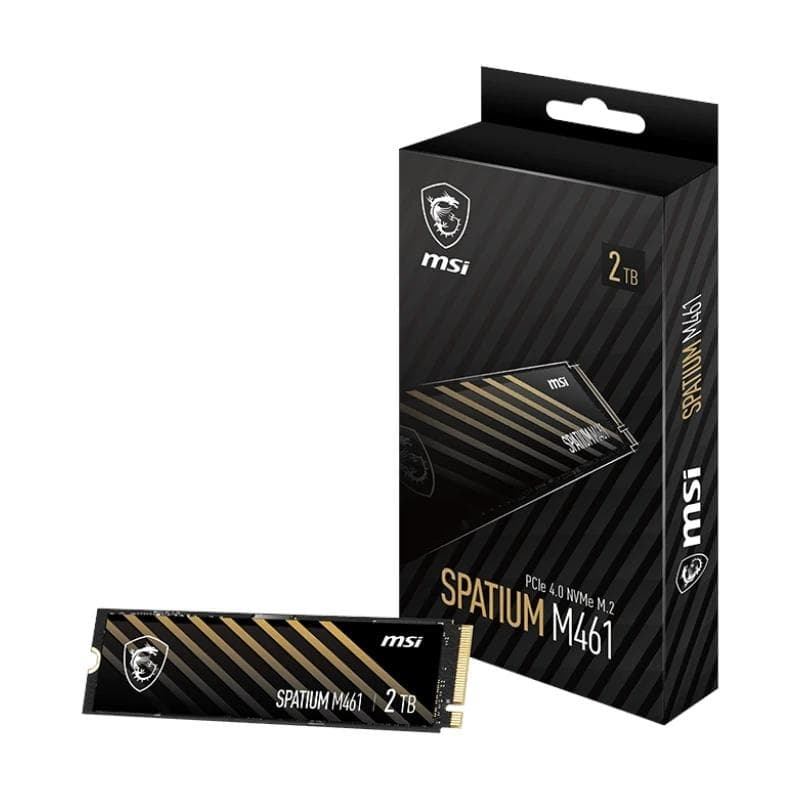 MSI SSD Spatium M461 2 TB PCIe 4.0 NVMe 5000 MB-s