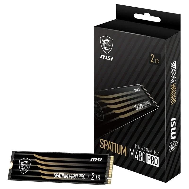 MSI SSD Spatium M480 Pro 2 TB PCIe 4.0 NVMe 7400Mbs