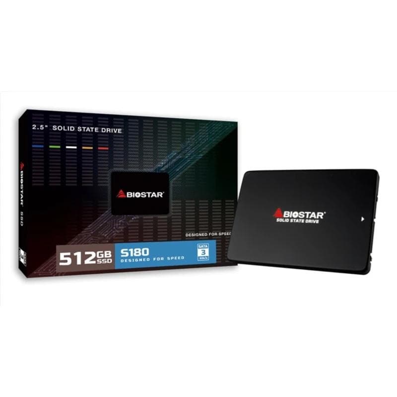 Biostar SSD S180 512 GB 2.5" SATA3 6 GB / s 512Mbs