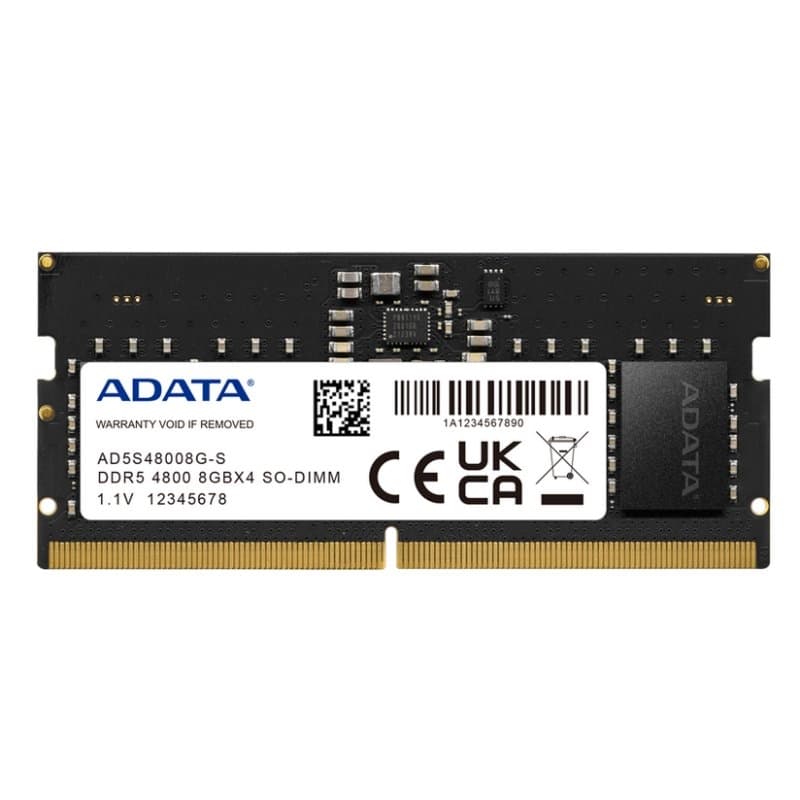 ADATA RAM AD5S48008 g-S SO DIMM 8 GB 4800 MHz DDR5