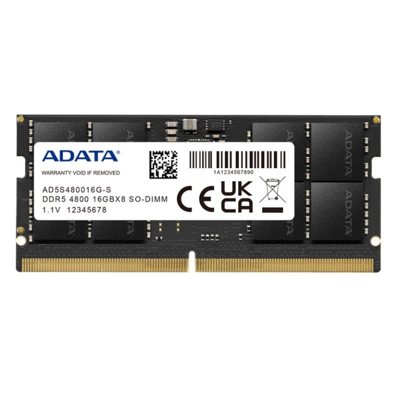 ADATA RAM AD5S480016 g-S SO DIMM 16 GB 4800 MHz DDR5