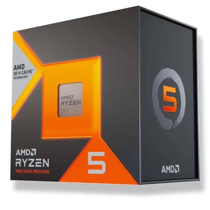 AMD RYZEN 5 7500X3D 4.5 g 102M 6C AM5 BOX Sin Venti