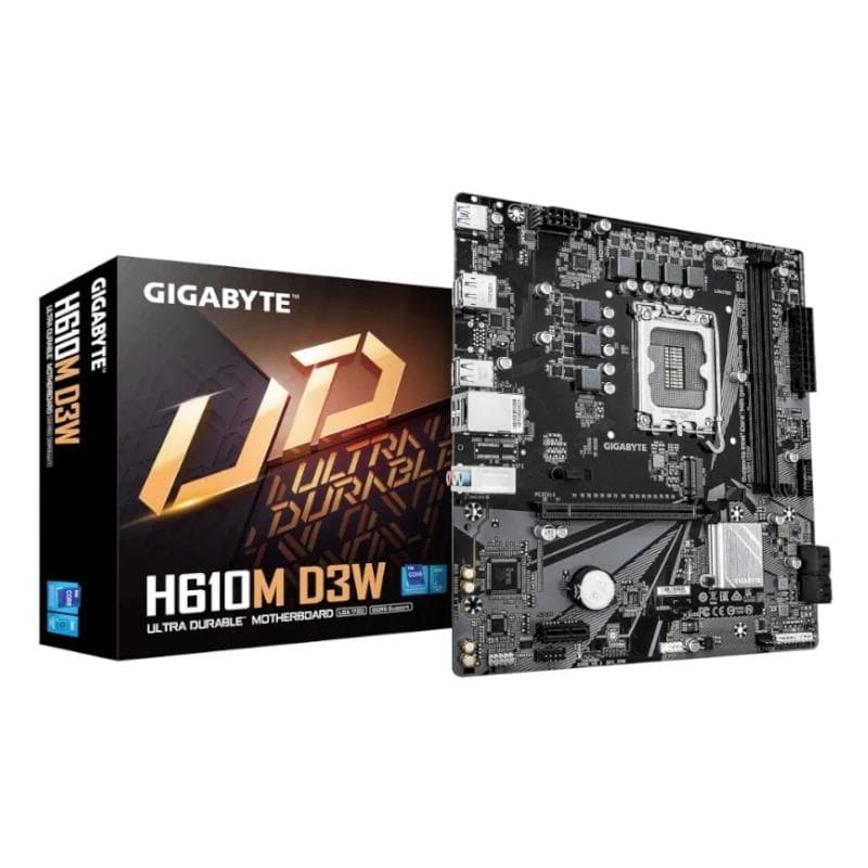 Gigabyte Placa Base H610M D3 W DDR5 mATX 1700