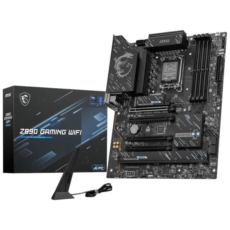 MSI Placa Base Z890 GAMING WIFI DDR5 ATX LGA1851
