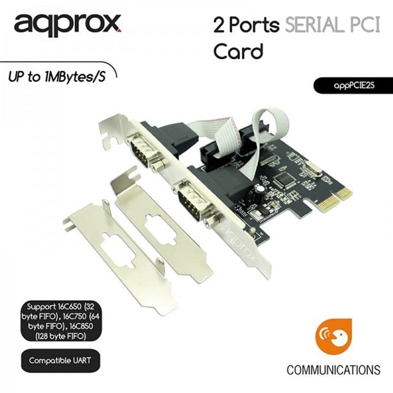 approx! APPPCIE2S Tarj. Cont. 2 Serie PCI-E LP&HP - 3