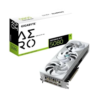 Gigabyte VGA NVIDIA RTX 5080 AERO OC 16GB DDR7