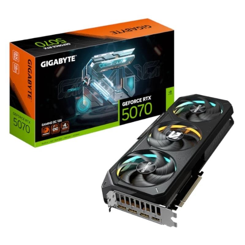 Gigabyte VGA NVIDIA RTX 5070 OC 12 GB DDR7 GAMING