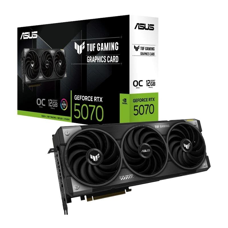 ASUS VGA NVIDIA TUF RTX 5070 O12 g GAMING 12 g DDR7