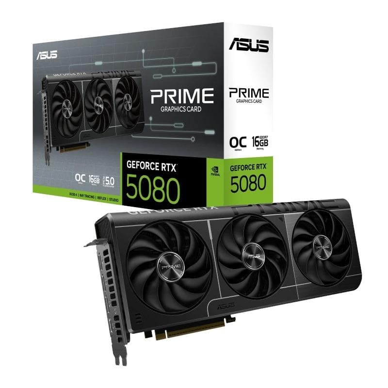 ASUS VGA NVIDIA PRIME RTX 5080 OC 16 GB DDR7
