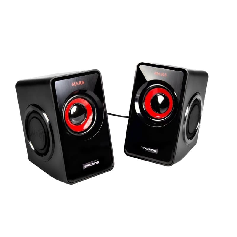 Mars Gaming Altavoces 2.0 MS1 negro / rojo