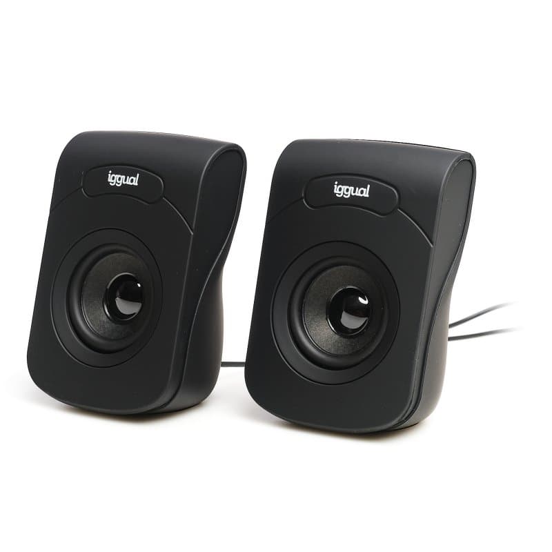 iggual Altavoces 2.0 6 W mini-jack + USB