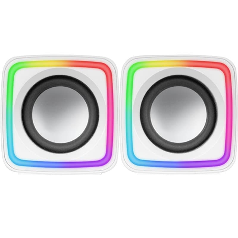 MARS GAMING Altavoces MSCUBE Premium 8 W White