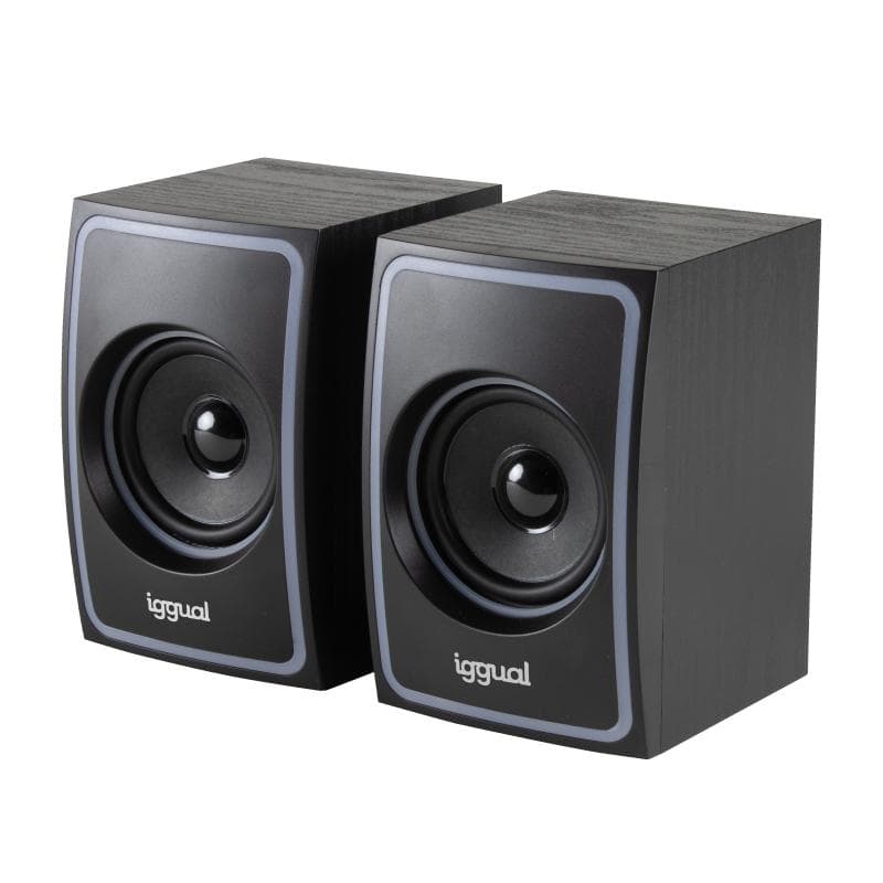 iggual Altavoces 2.0 10 W mini-jack + USB Bluetooth