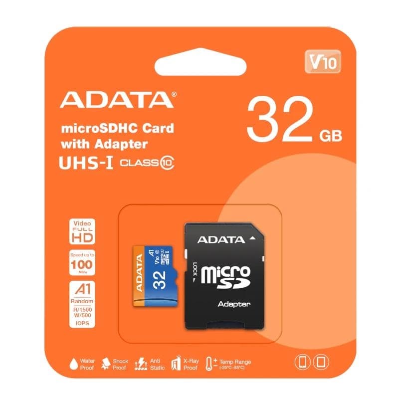 ADATA MicroSDHC 32 GB UHS-I CLASS10 c / adapt