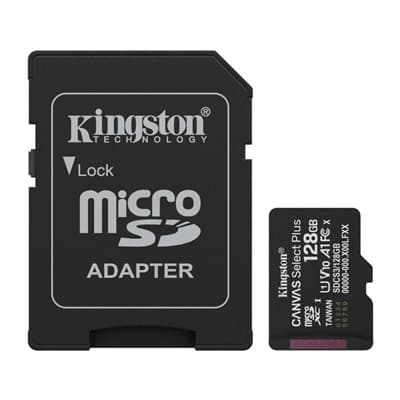 Kingston SDCS3/128GB microSD XC Gen3 150MB/s A1